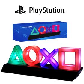 Lampe d'icône de jeu colorée pour PS4, Flash d'ambiance et contrôle du son avec lumière néon