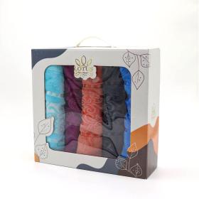 Pack BOX de 5 Serviettes 50 x 90cm Tissu Egyptien قضيفة