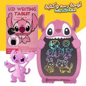 Stitch Tablet d'écriture LCD pour Enfants 12 Pouces - Rose