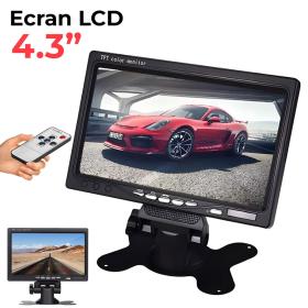 Moniteur de vue numérique de voiture LED 7″ pour caméra de recul CTC-592
