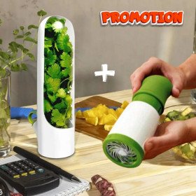  Pack Ramadan 2in1 Capsule de stockage et Moulin à herbes et à épices manuel